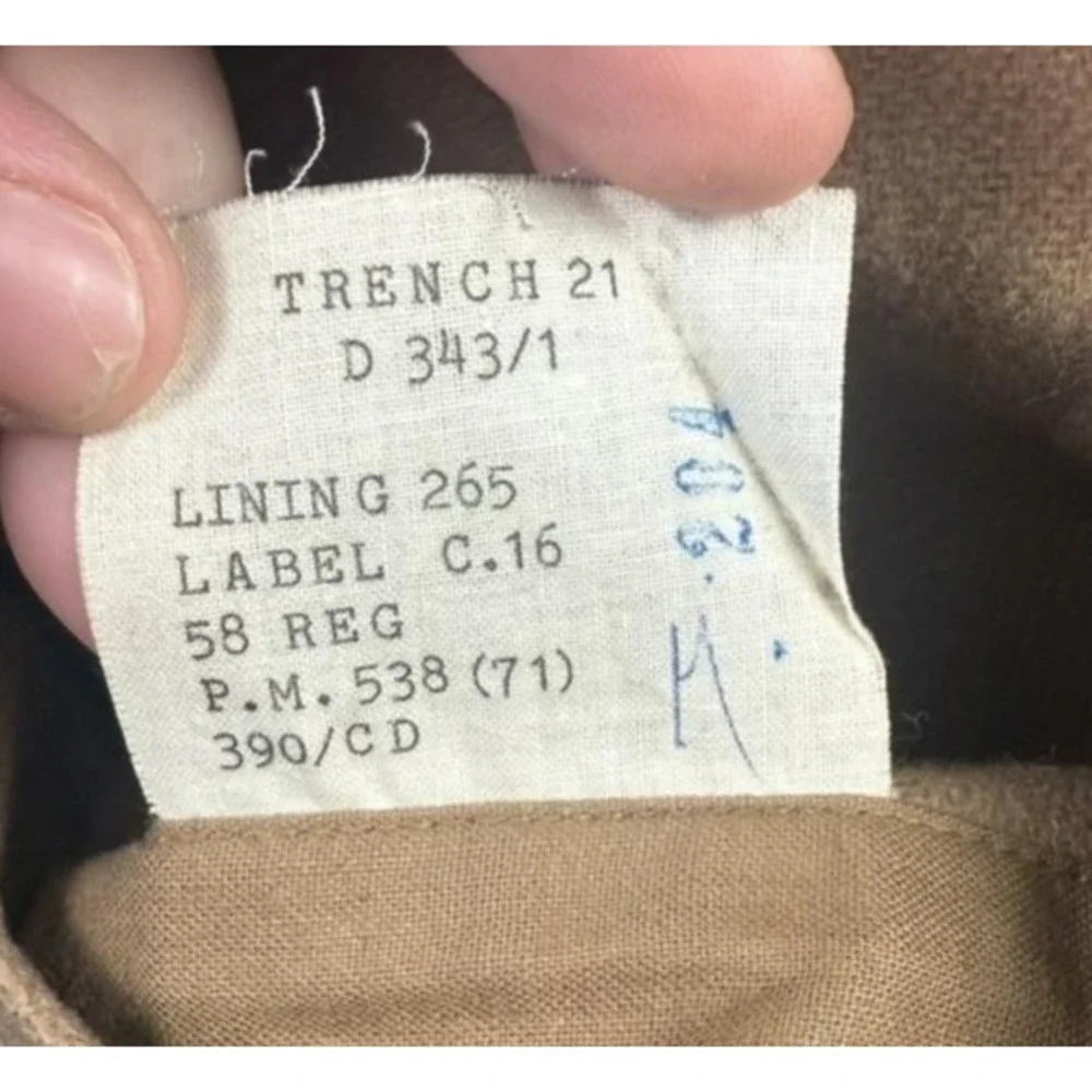 Vintage Burberrys Coat Mens 58 Regular Camel Wool Camelhair‎ Made in England 90s